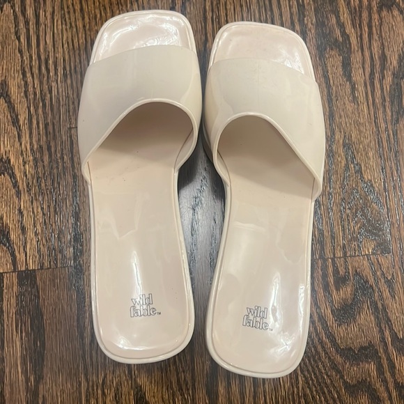 Wild Fable Cream heeled mule size 9- NWOT - Picture 1 of 4